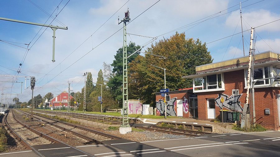Wissingen railway station in Bissendorf, district of Osnabrück
