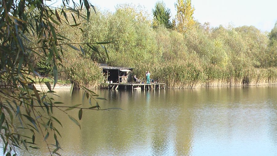 Landschaft am Štrkovisko in Kechnec