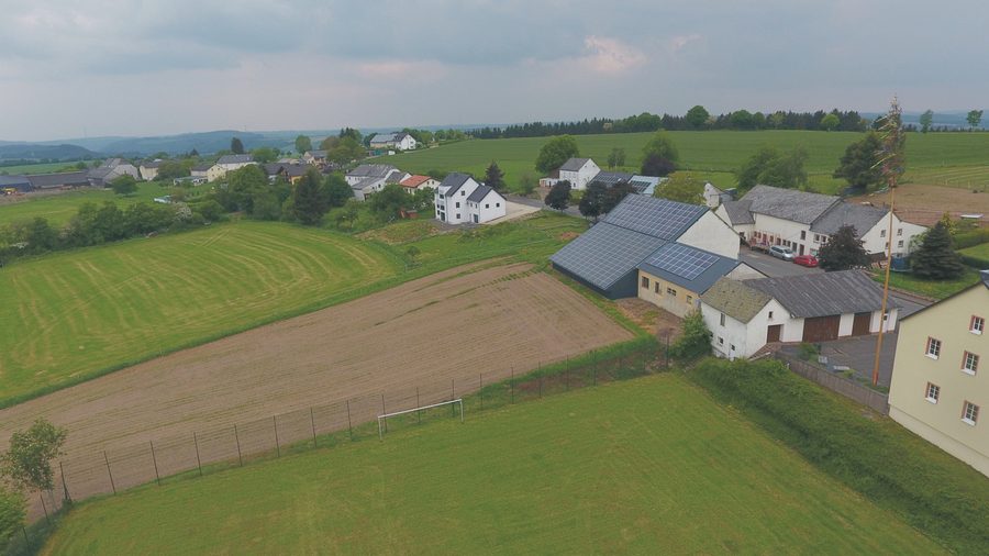 Aerial photograph of Olmscheid in the Eifel
