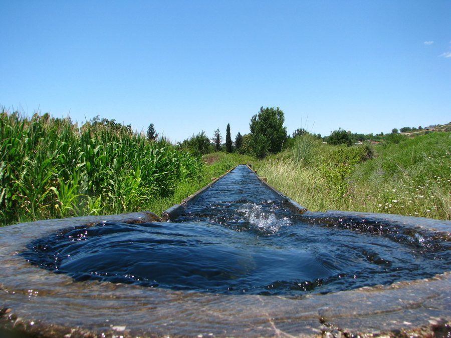 Irrigation canal in Osmaniye Province