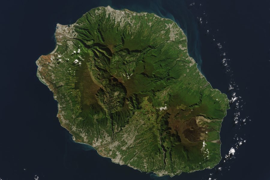 The Piton des Neiges mountain on Réunion.