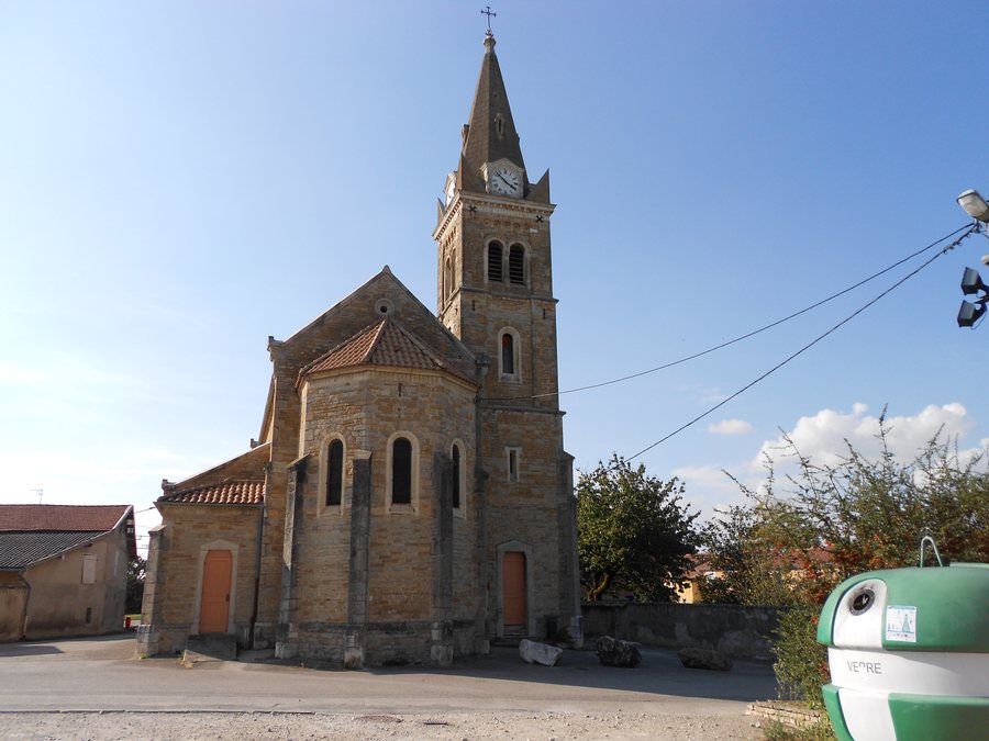 File:Le porche de l'église de Janneyrias, Isère, France.JPG