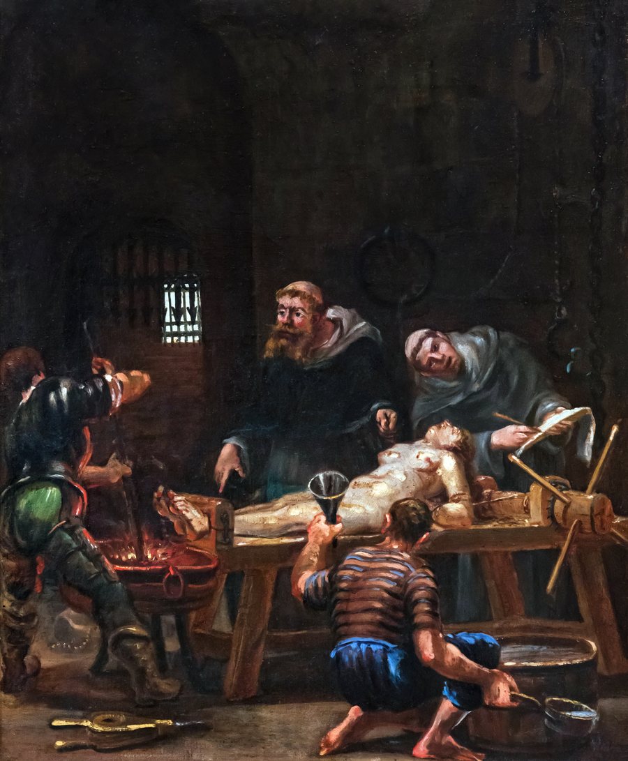 File:(Gaillac) Le supplice de la marquise de Brinvilliers - Jean-Baptiste Cariven - Musée des Beaux-Arts de Gaillac.jpg