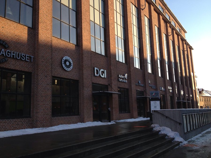 Facade of Nordkraft in Aalborg