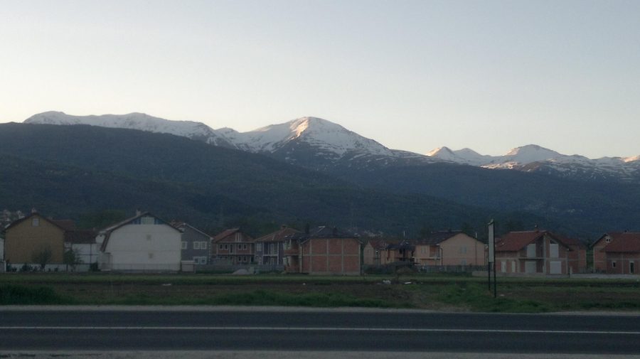 View of the Šar Planina above Gostivar
