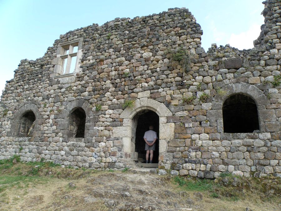 Ruins of Château d’Arlempdes in Haute-Loire