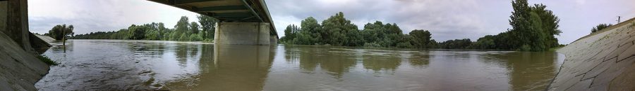 The Tisza River at Kisar in northeastern Hungary.