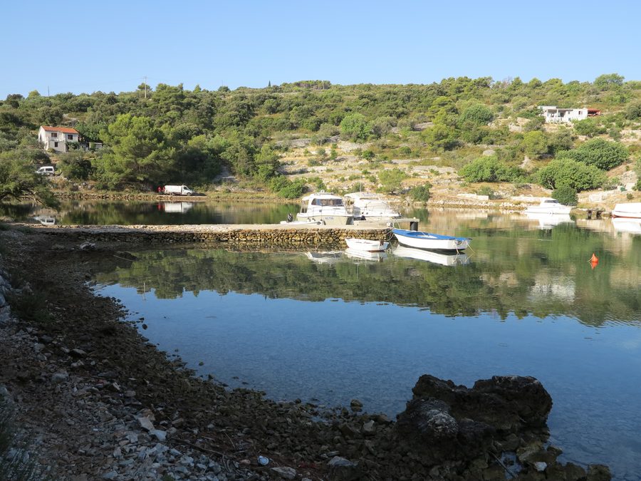 Piškera in the rear part of the bay of Nečujam