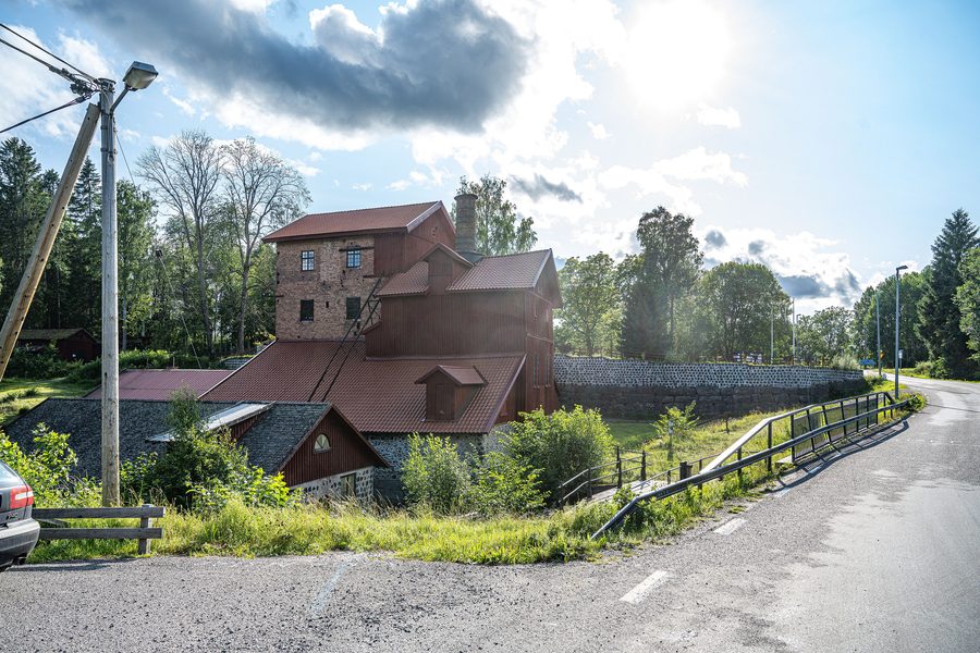 Blast furnace of the historic Granbergsdals hytta in Karlskoga