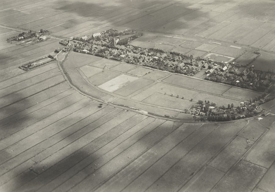 Aerial photograph of Bunschoten, The Netherlands