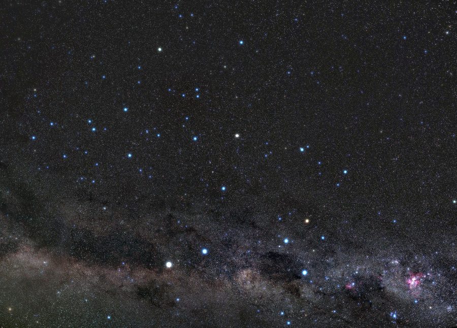 Starry sky over the Región de Coquimbo