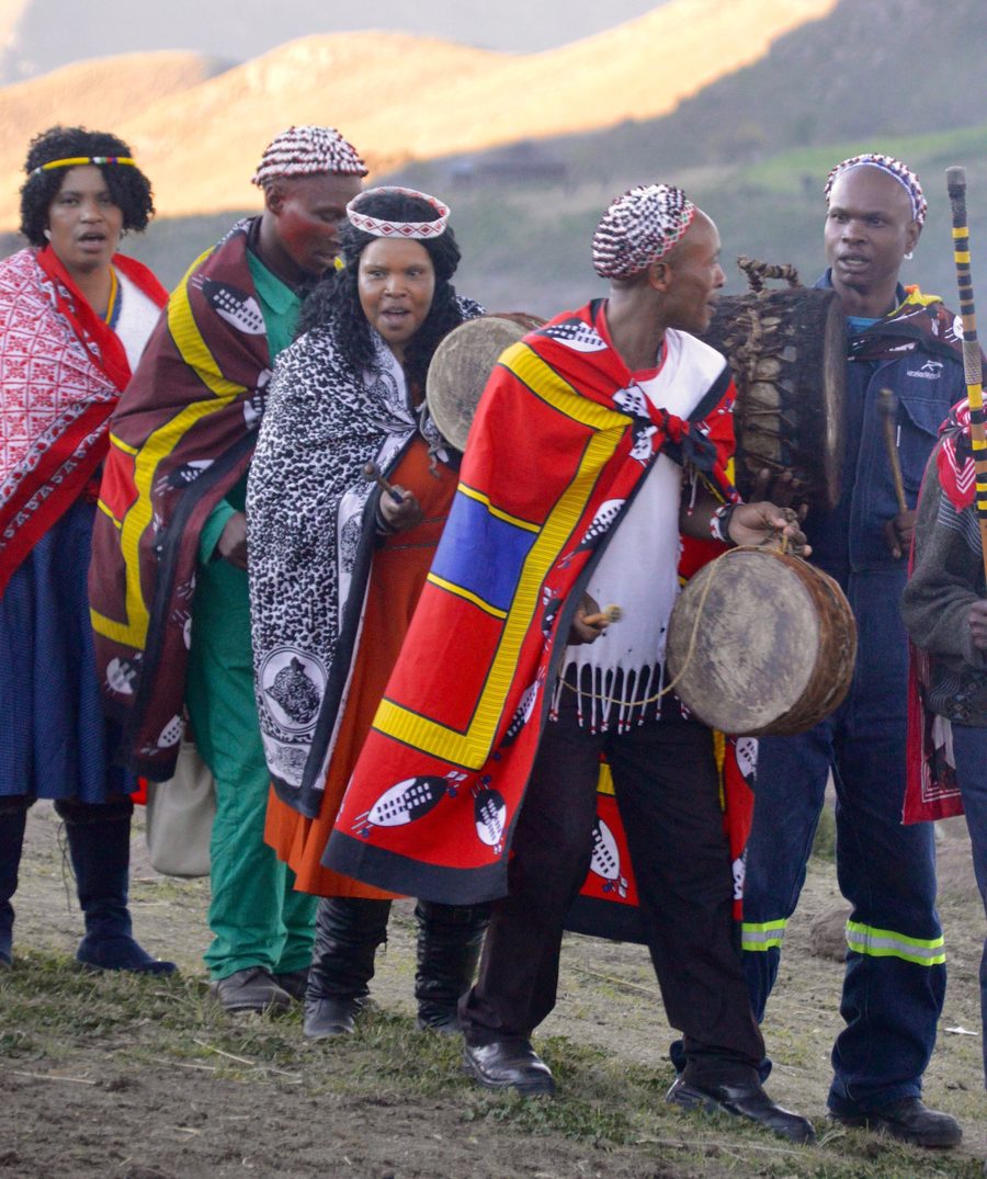 Basotho cultural scene in Lesotho