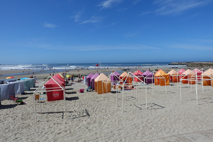 Praia de Vila Praia de Âncora, em Caminha, Portugal