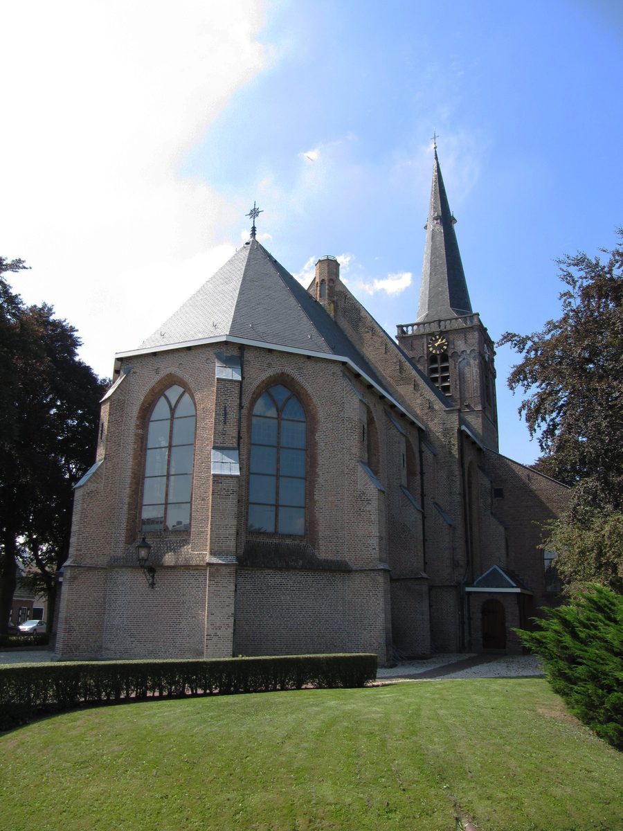 Historic church building on the Kerksingel in Ridderkerk