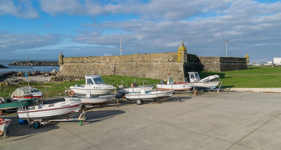 Forte da Lagarteira em Vila Praia de Âncora, no municÃpio de Caminha