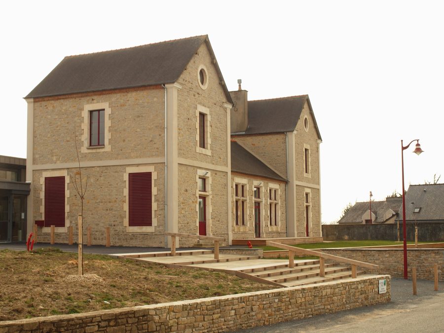 New town hall in Poligné in the French department of Ille-et-Vilaine