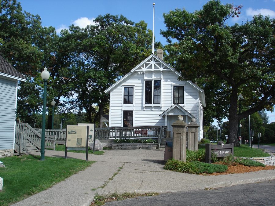 Minnehaha Grange Hall im Frank Tupa Park in Edina, Minnesota