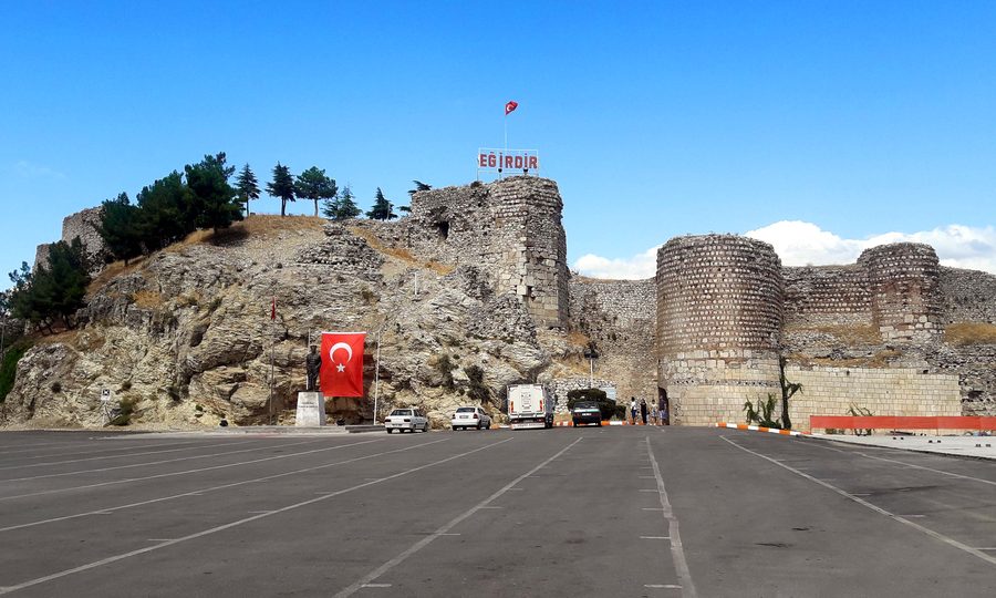 EÄŸirdir Castle in Isparta Province, Turkey