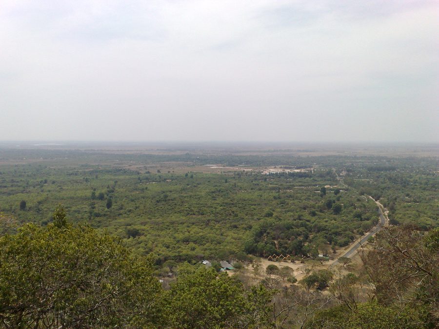 View from a cliff of Phnom Santuk in Cambodia