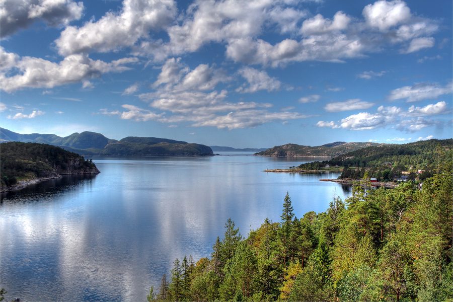 Opløyfjorden bei Salsbruket in Norwegen