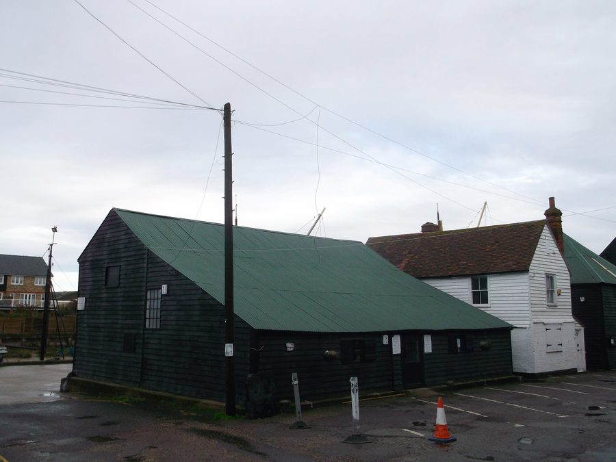 Historic warehouse at Faversham Creek