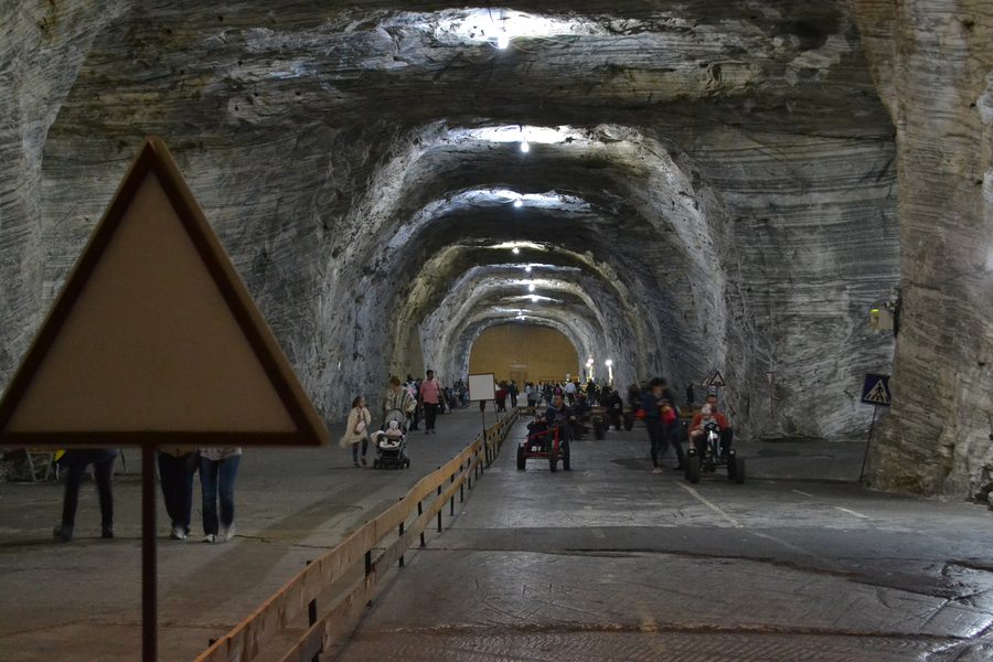 Innenansicht des Salzbergwerks von Târgu Ocna
