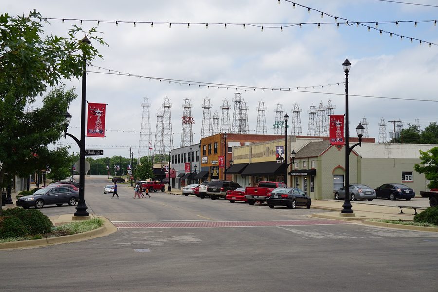 Main Street in Kilgore, Texas