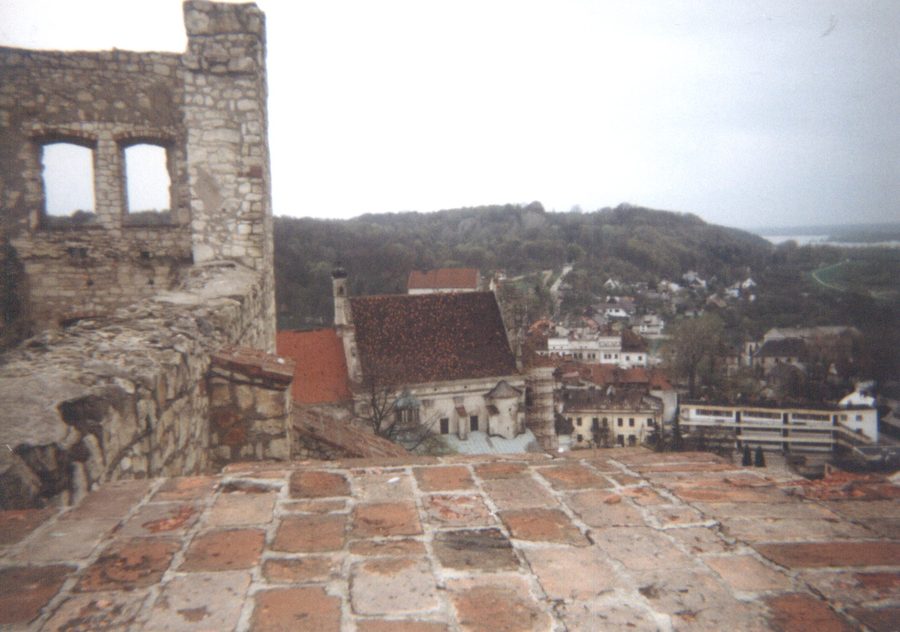 Castle ruins in Kazimierz Dolny, Poland