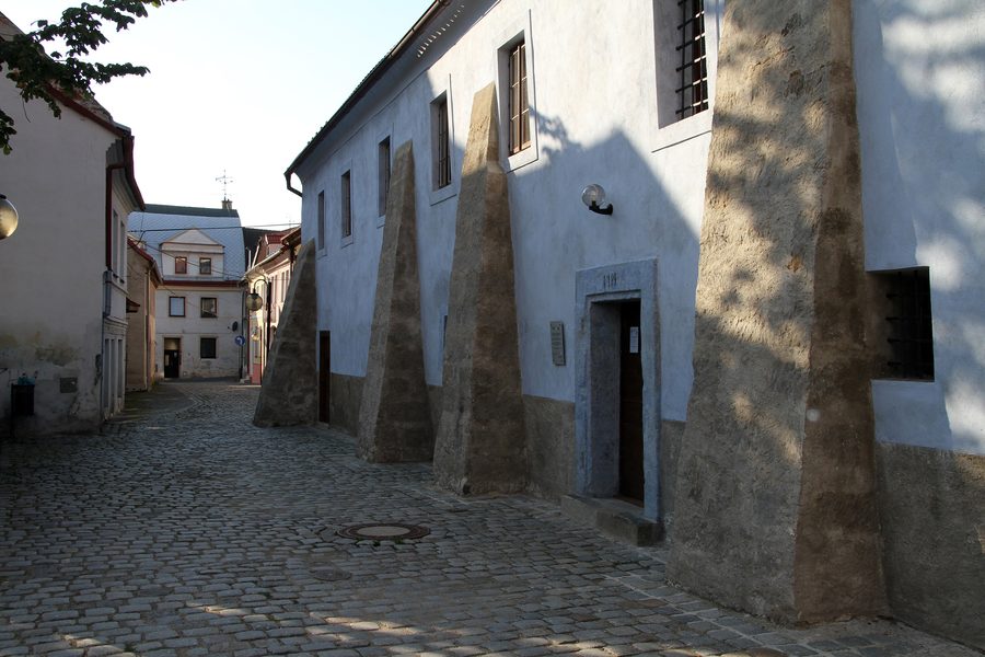 Alley in Česká Lípa, Czech Republic