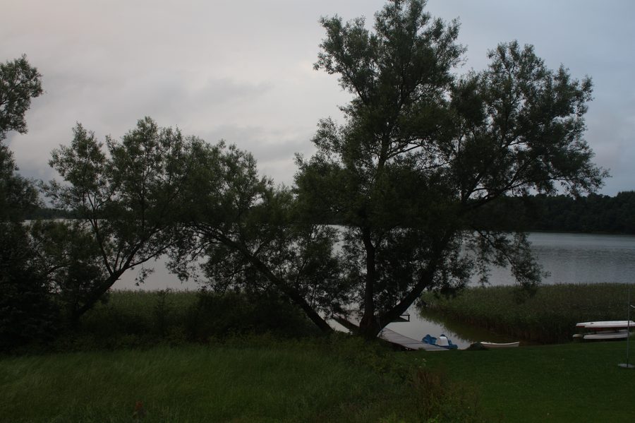 Uferlandschaft des Dobskie-Sees bei Olecko in Polen