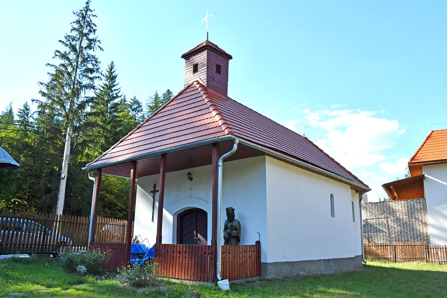 Saint John the Baptist chapel in Băile Homorod, Harghita, Romania