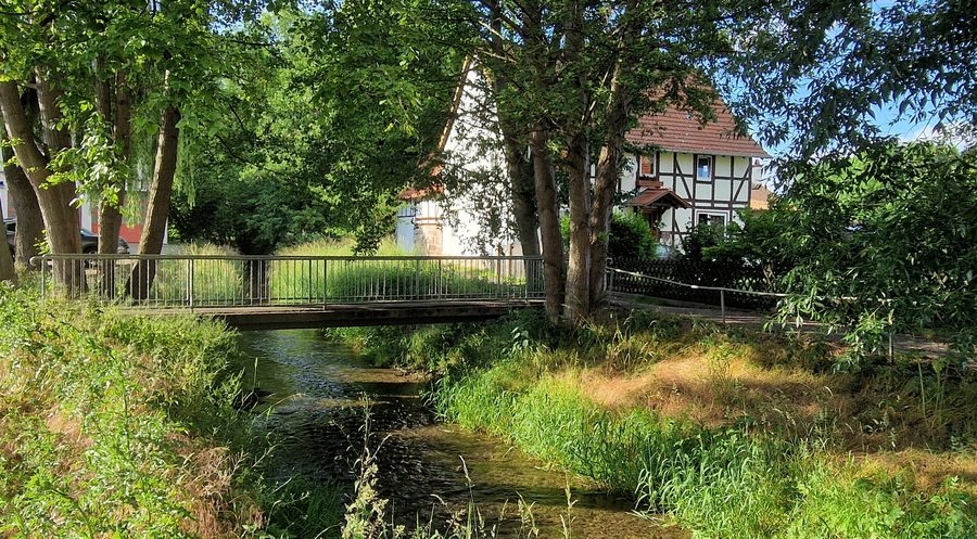 The Dramme near Obernjesa in the municipality of Rosdorf in the district of Göttingen