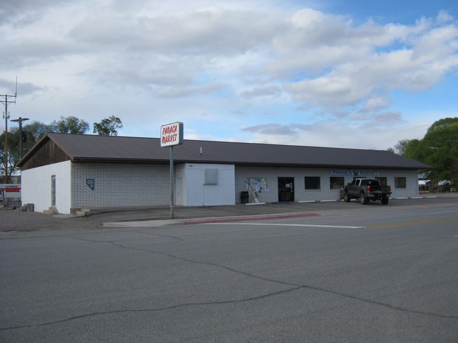 Historisches Gebäude des Panaca Market an der Main Street in Panaca, Nevada