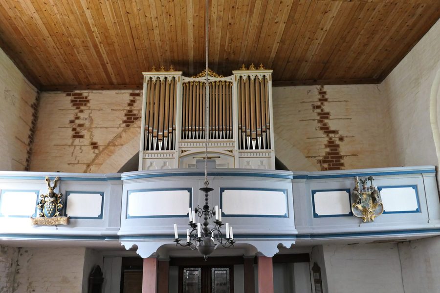 Organ in Friedrichshagen, municipality of Upahl, Nordwestmecklenburg district