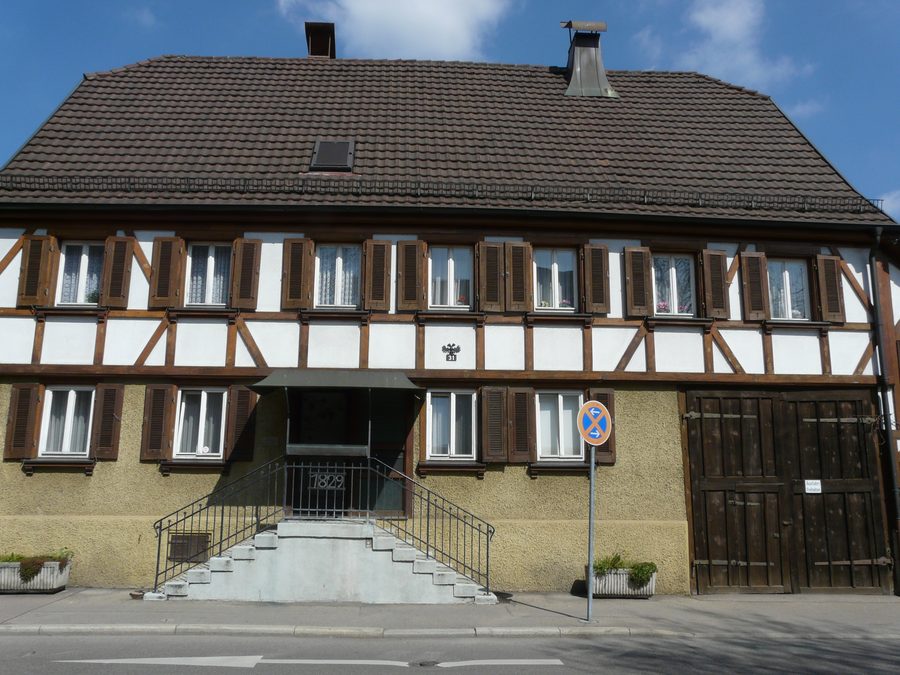 Old half-timbered house at Friedrichstraße 31 in Göppingen