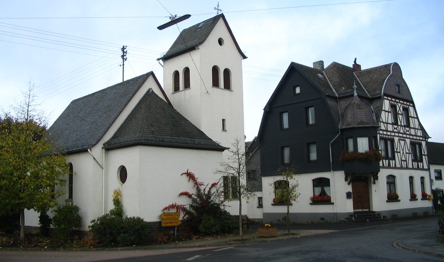 Ortszentrum von Maisborn im Hunsrück