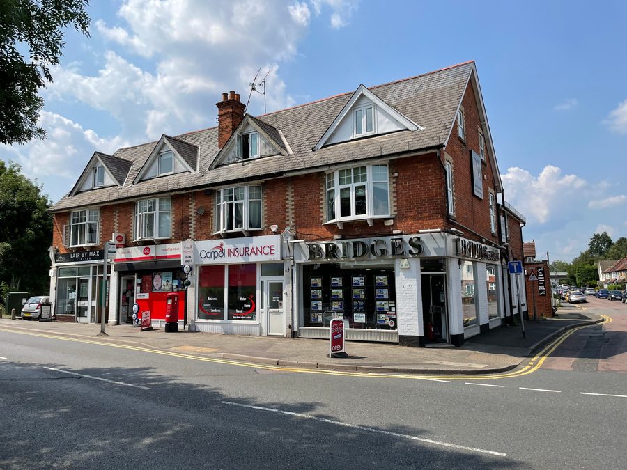 Bridges on Frimley High Street in Surrey