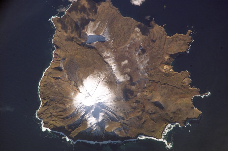 Little Sitkin Island in den Aleuten