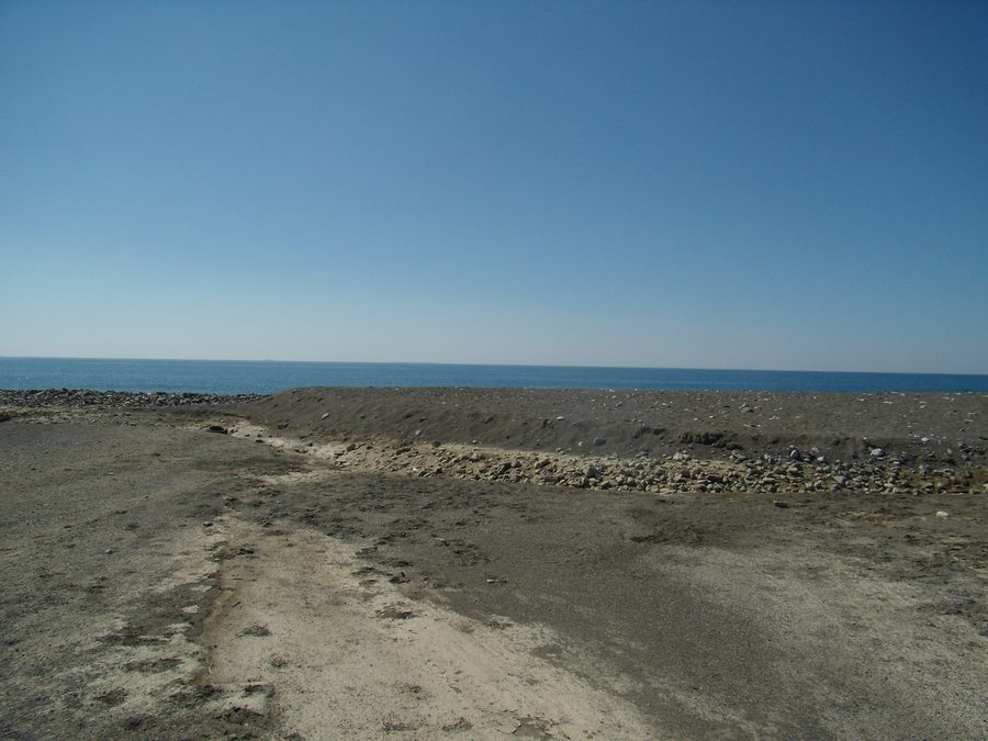 Beach of Mirtos on the coast of Lasithi on Crete