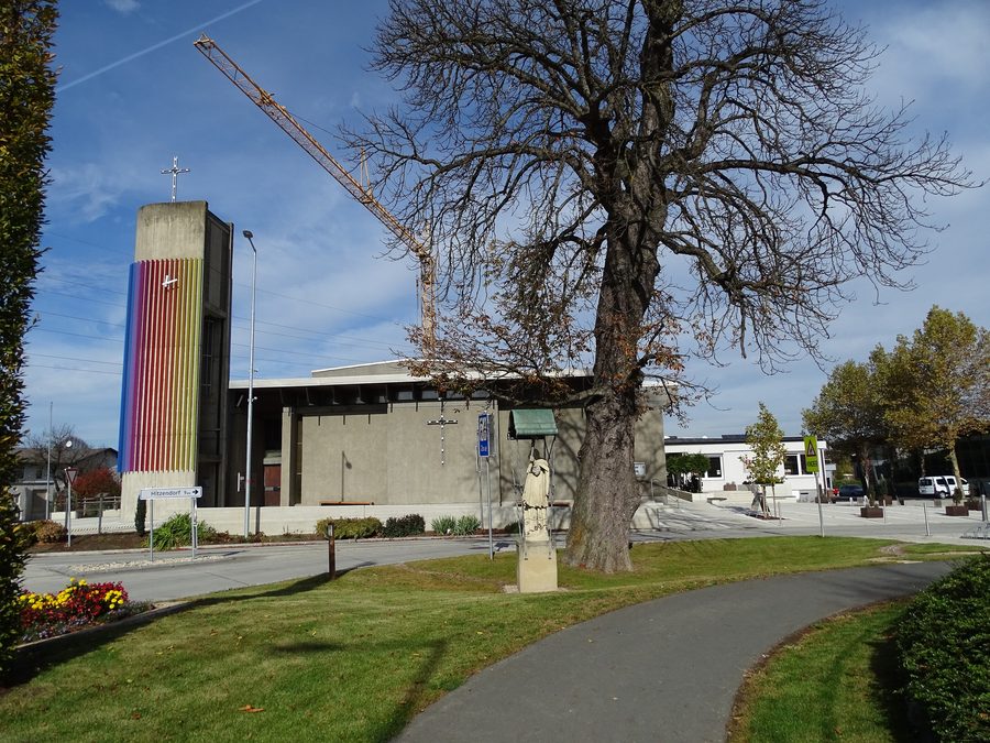Exterior view of Lieboch parish church