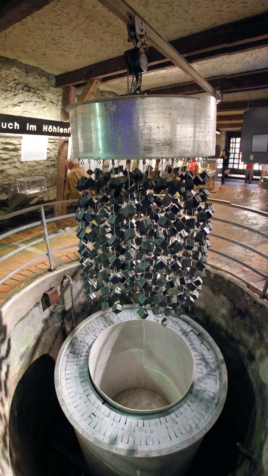 Reconstructed research reactor in the Atomkeller Museum Haigerloch