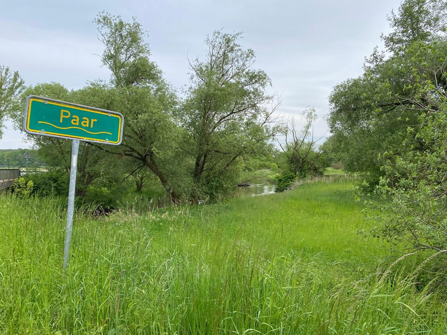 The Paar near Radersdorf in the Aichach-Friedberg district