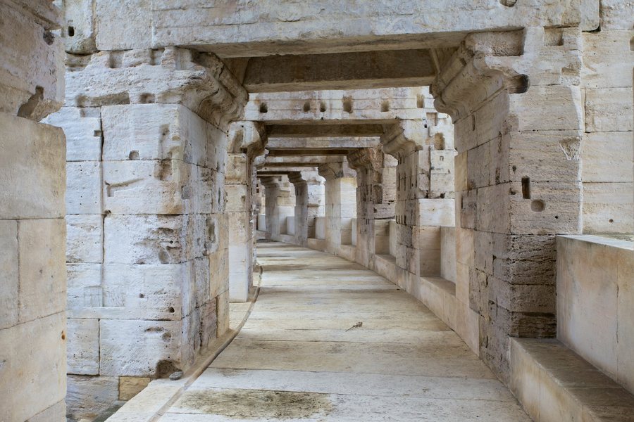 File:Detail Arles Roman Arena.jpg