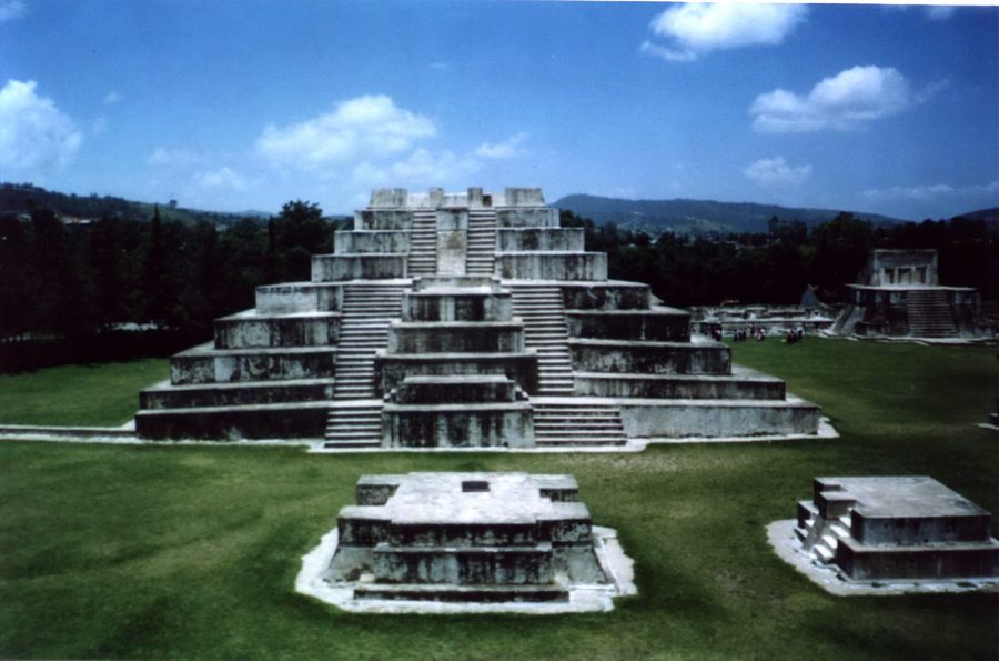 Mam Maya pyramid at Zaculeu, Huehuetenango, Guatemala