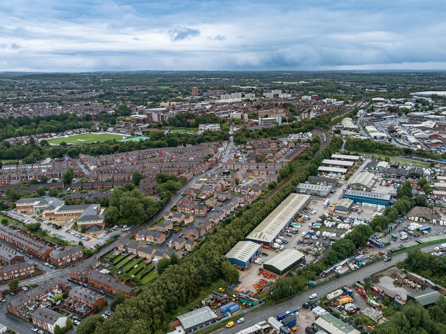 File:Wigan aerial view.jpg