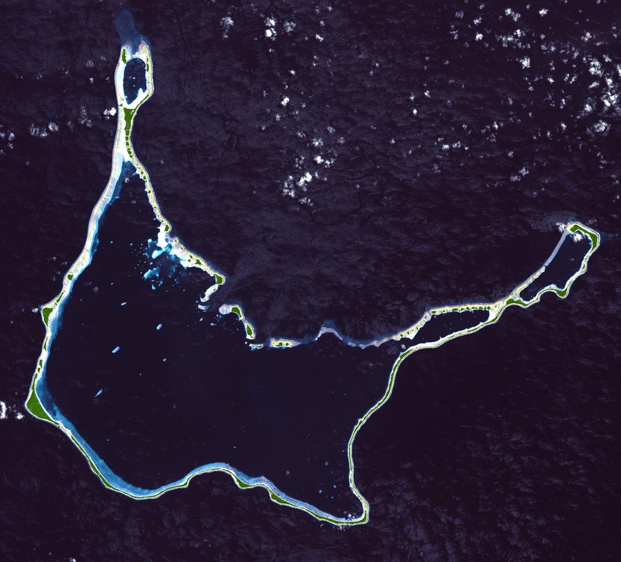Arno Atoll from the air