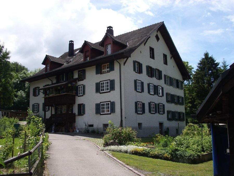 Historisches Gebäude in Aeugstertal ZH, Schweiz