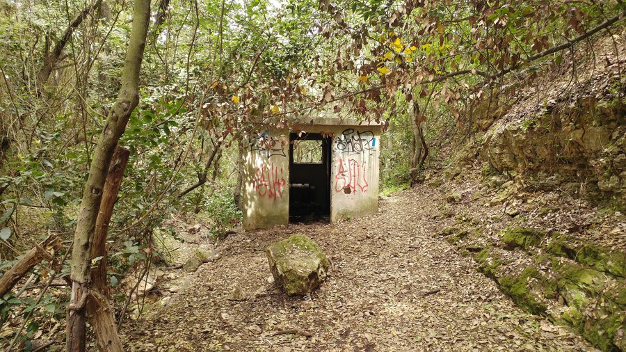 Old pumping station at Wadi Lotem