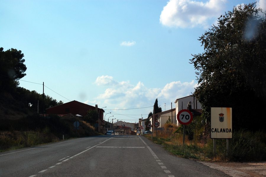 View of Calanda in the province of Teruel, Aragón