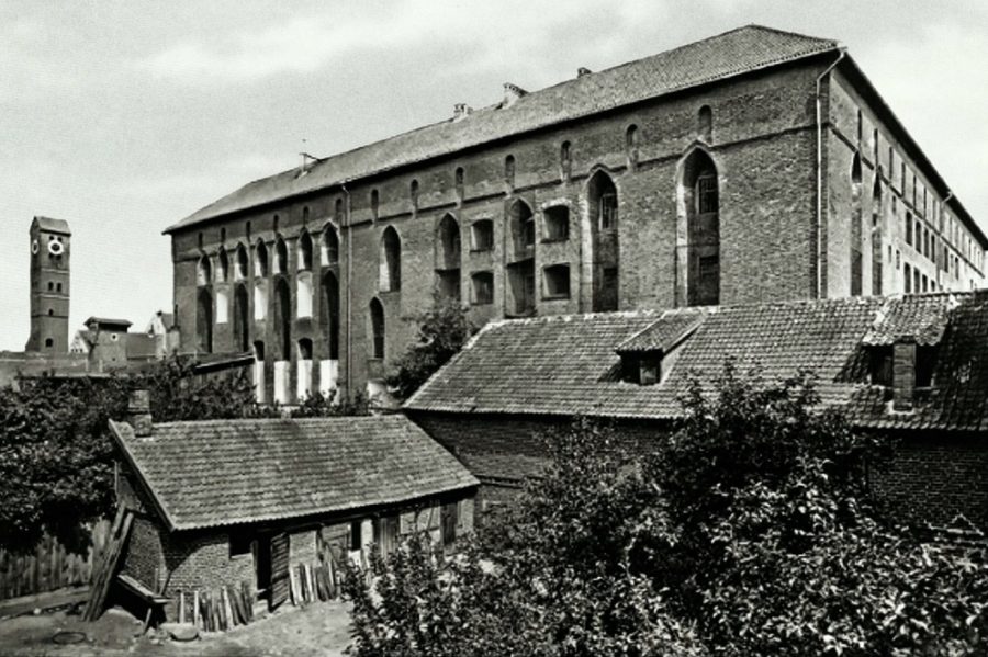 Historic view of Ragnit Castle, now in Neman, Russia